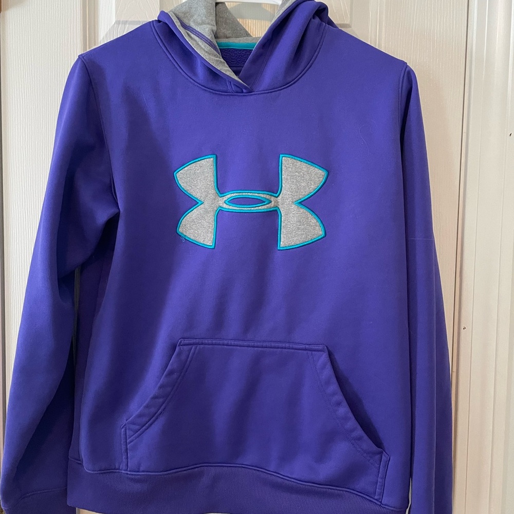 Women’s under Armour purple hoodie sweatshirt small